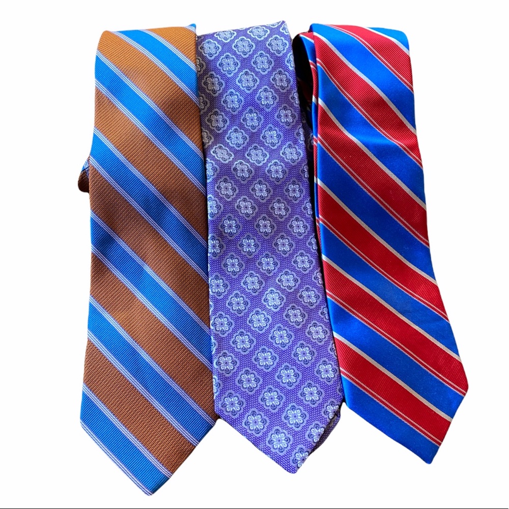 Lot of 3 Cape Cod Neckwear silk ties